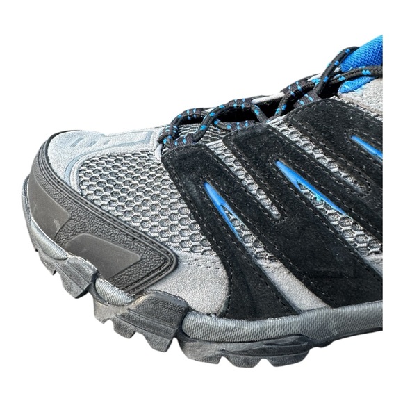 NEW! Blackhawk Terrain Low Hiking/Walking Shoes Leather Slate Blue Mens …